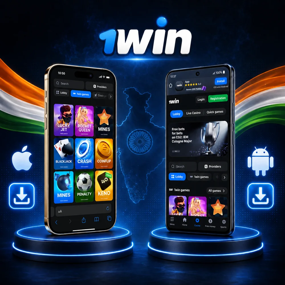 1win App for Android and iOS in India